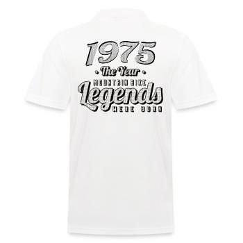 VTT-Mountainbiker 1975 Naissance Anniversaire VTT - Polo Homme - blanc - Dos - Kai (181cm)