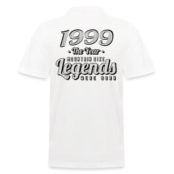 VTT-Mountainbiker 1999 Naissance Anniversaire VTT - Polo Homme - blanc - Dos - Kai (181cm)