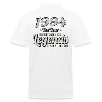 VTT-Mountainbiker 1994 Naissance Anniversaire VTT - Polo Homme - blanc - Dos - Kai (181cm)