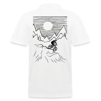 VTT VTT VTT Accessoires de vélo VTT - Polo Homme - blanc - Dos - Kai (181cm)