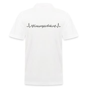 Vermesser Herzschlag Vermessungstechnikerin - Männer Poloshirt - Weiß - Hinten - Kai (181cm)