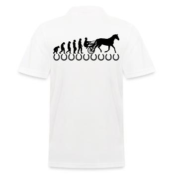 Harnais de chevaux de trot Chevaux de sport équestre - Polo Homme - blanc - Dos - Kai (181cm)