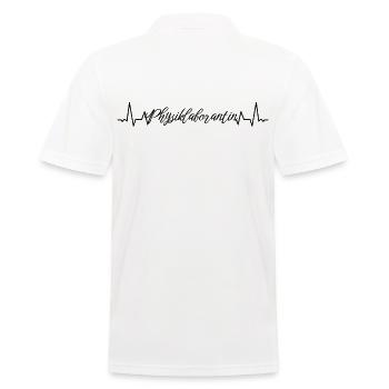 Laborant Herzschlag Physiklaborantin - Männer Poloshirt - Weiß - Hinten - Kai (181cm)