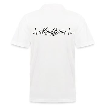 Einzelhändler Herzschlag Kauffrau - Männer Poloshirt - Weiß - Hinten - Kai (181cm)