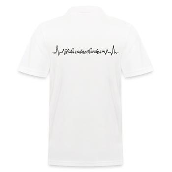 Bikes Herzschlag Fahrradmechanikerin - Männer Poloshirt - Weiß - Hinten - Kai (181cm)