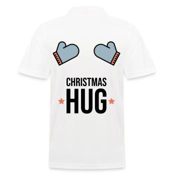 Noël Hug Gants d’hiver Cadeau - Polo Homme - blanc - Dos - Kai (181cm)