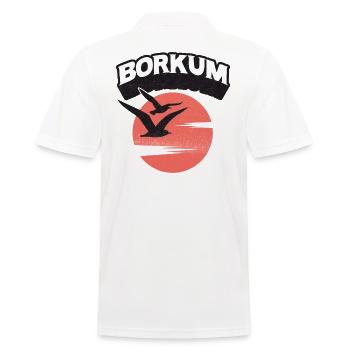 Borkum Seagull Sun Island Chemise - Polo Homme - blanc - Dos - Kai (181cm)
