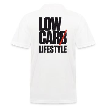 Low Car Lifestyle Auto Tuning - Männer Poloshirt - Weiß - Hinten - Kai (181cm)