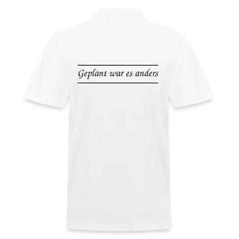 geplantwaresanders - Männer Poloshirt - Weiß - Hinten - Kai (181cm)