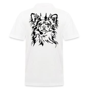 Chihuahua à poil long Couronne Chien Chiens Wilsigns - Polo Homme - blanc - Dos - Kai (181cm)