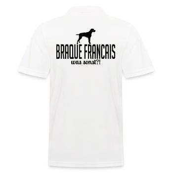 BRAQUE FRANCAIS quoi d’autre chien disant Wilsigns - Polo Homme - blanc - Dos - Kai (181cm)