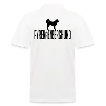 Pyrenäenberghund Hunderasse Hunde Wilsigns - Männer Poloshirt - Weiß - Hinten - Kai (181cm)