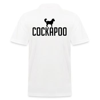 Cockapoo Dog breeds Dogs Dog Wilsigns - Men's Polo Shirt - white - Back - Kai (181cm)