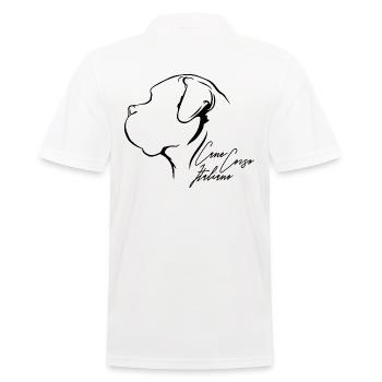 CANE CORSO ITALIANO Profil Chiens Wilsigns - Polo Homme - blanc - Dos - Kai (181cm)