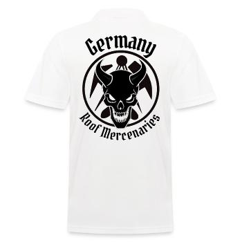 Germany Roof Mercenaries - Männer Poloshirt - Weiß - Hinten - Kai (181cm)