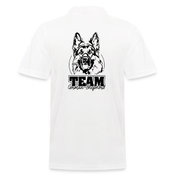 TEAM German Shepherd IGP Sport canin Wilsigns - Polo Homme - blanc - Dos - Kai (181cm)