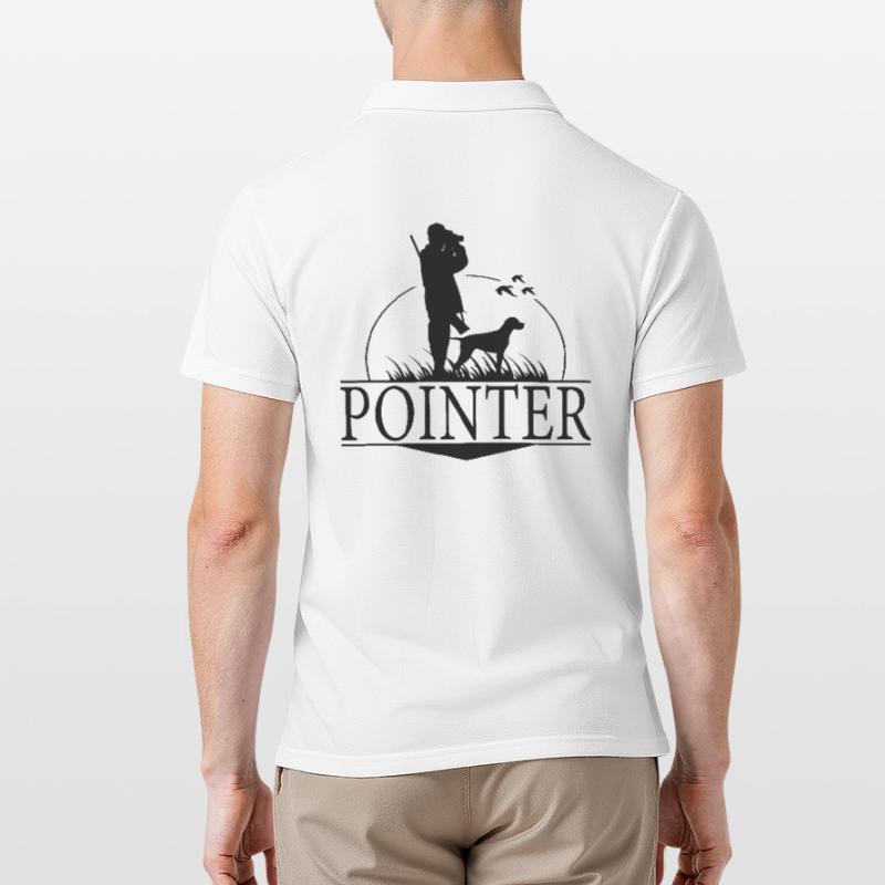 POINTER Jagdhunde Jäger Jagd Wilsigns Männer Poloshirt