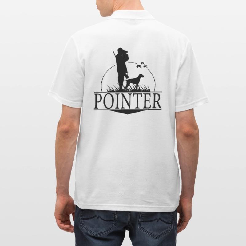 POINTER Jagdhunde Jäger Jagd Wilsigns Männer Poloshirt