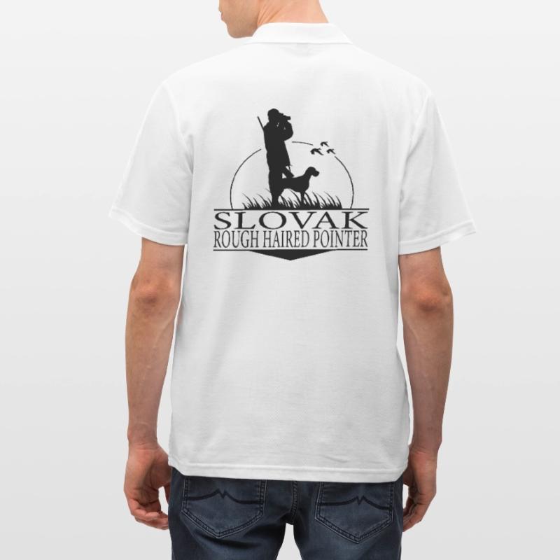 SLOVAK ROUGH HAIRED POINTER Jagdhunde Wilsigns Männer Poloshirt