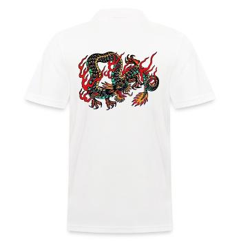 Dragon - Men's Polo Shirt - white - Back - Kai (181cm)