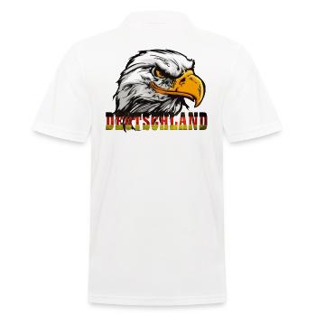 Allemagne avec aigle - Polo Homme - blanc - Dos - Kai (181cm)