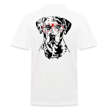 LOUISIANA CATAHOULA LEOPARD DOG Lunettes Wilsigns - Polo Homme - blanc - Dos - Kai (181cm)