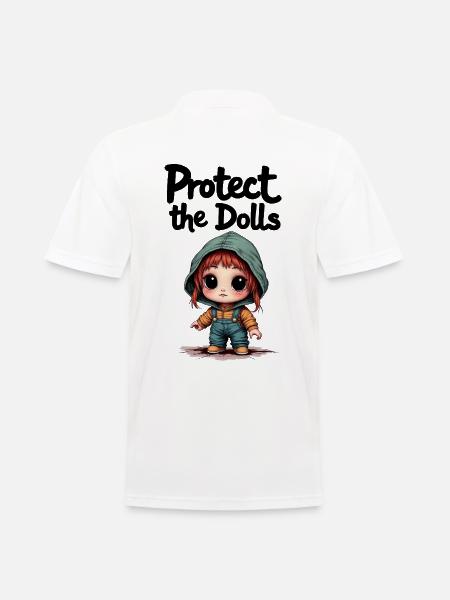Protect the Dolls - Sweet Message - Men's Polo Shirt - white