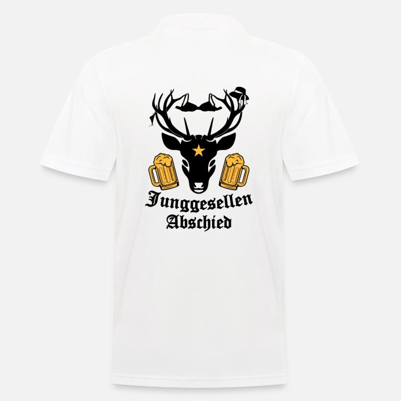 Junggesellenabschied - Männer Poloshirt - Weiß