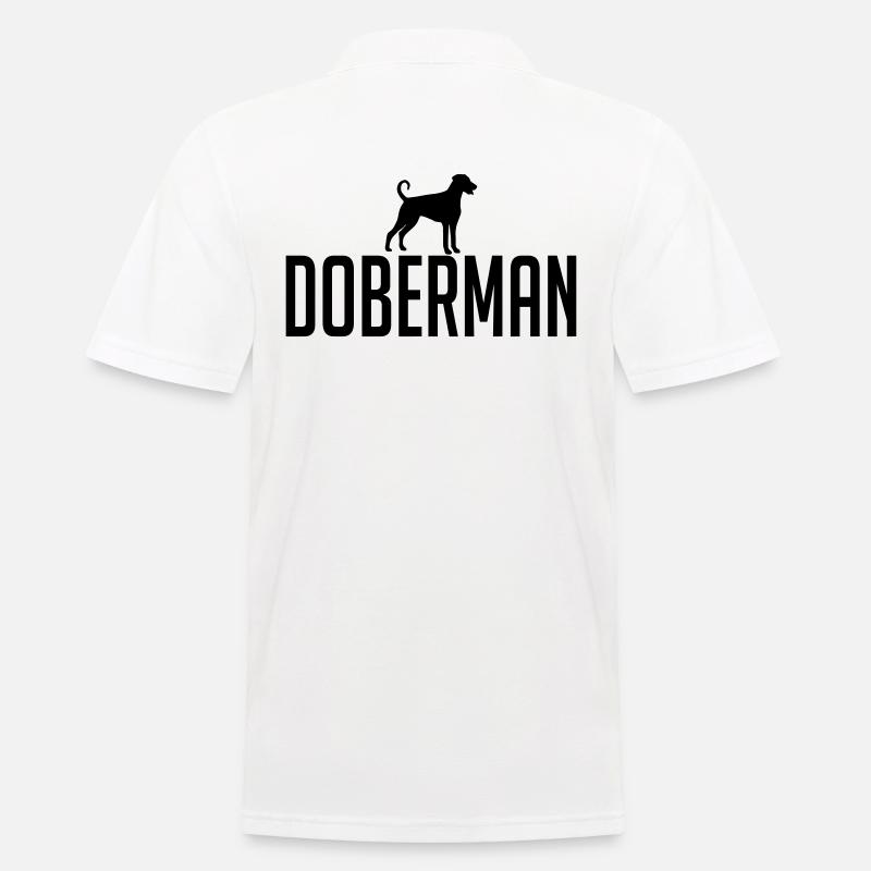 DOBERMAN race chien chien Wilsigns - Polo Homme - blanc