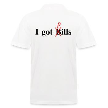 J’ai reçu des pilules - Polo Homme - blanc - Dos - Kai (181cm)