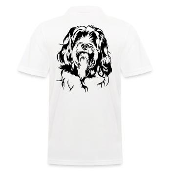 Tibetan Terrier Portrait Chien Portrait Chien Wilsigns - Polo Homme - blanc - Dos - Kai (181cm)