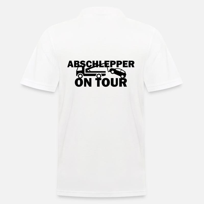 Abschlepper Abschleppdienst Pannenhilfe Beruf - Männer Poloshirt - Weiß