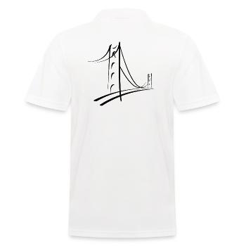 Pont autoroutier - Polo Homme - blanc - Dos - Kai (181cm)
