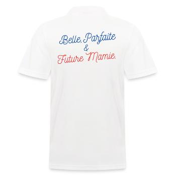 Belle parfait et future mamie - Polo Homme - blanc - Dos - Kai (181cm)