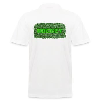 Hockey sur gazon Hockey sur gazon artificiel Terrain de hockey - Polo Homme - blanc - Dos - Kai (181cm)