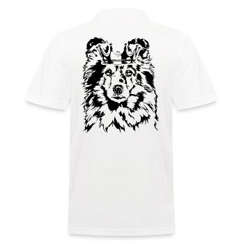 SHELTIE Krone Chien Wilsigns - Polo Homme - blanc - Dos - Kai (181cm)