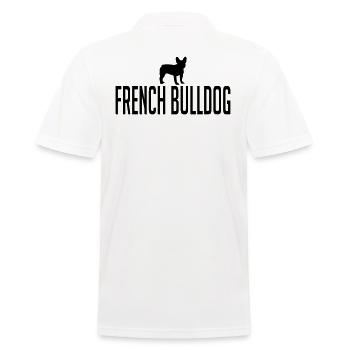FRENCH BULLDOG race de chien bulldog français - Polo Homme - blanc - Dos - Kai (181cm)