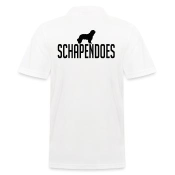 SCHAPENDOES Race chien chien Wilsigns - Polo Homme - blanc - Dos - Kai (181cm)