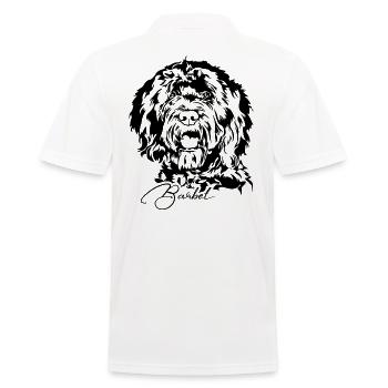 BARBET Chiens Portrait Chien Wilsigns - Polo Homme - blanc - Dos - Kai (181cm)
