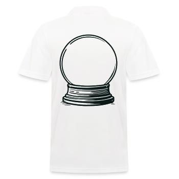 Snow globe empty - Men's Polo Shirt - white - Back - Kai (181cm)