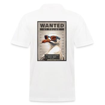 Rouleau de poisson voleur de mouette - Polo Homme - blanc - Dos - Kai (181cm)