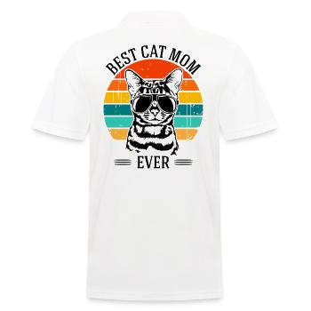 Meilleure maman de chat de tous les temps Bengal chat chats Wilsigns - Polo Homme - blanc - Dos - Kai (181cm)