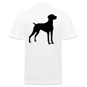 Vizsla Ungarischer Vorstehund Jagdhunde Hunde - Männer Poloshirt - Weiß - Hinten - Kai (181cm)
