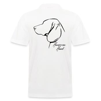 HANOVERIAN HOUND Profil Chiens Wilsigns - Polo Homme - blanc - Dos - Kai (181cm)
