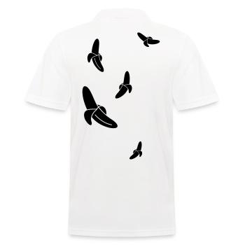 Flying bananas - Men's Polo Shirt - white - Back - Kai (181cm)