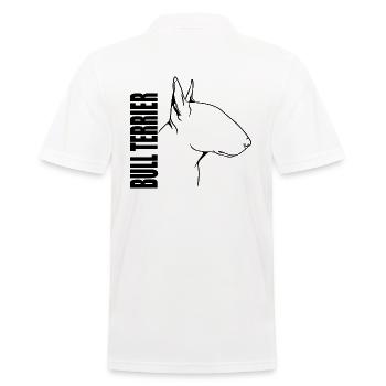 Bull Terrier Profil Chiens Chien Wilsigns - Polo Homme - blanc - Dos - Kai (181cm)