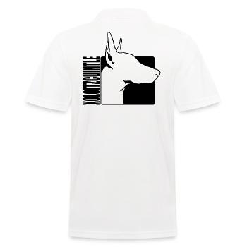 Xoloitzcuintle Profile Dog Dogs Wilsigns - Men's Polo Shirt - white - Back - Kai (181cm)