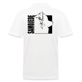 Samoyède Profil Chiens Chiens Wilsigns - Polo Homme - blanc - Dos - Kai (181cm)
