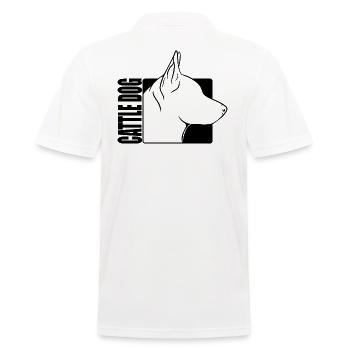 Profil de chien de bouvier Chien de troupeau Chiens Chien Wilsigns - Polo Homme - blanc - Dos - Kai (181cm)