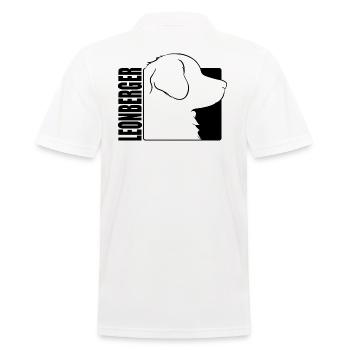 Leonberger Profil Hunde Hund Wilsigns - Männer Poloshirt - Weiß - Hinten - Kai (181cm)